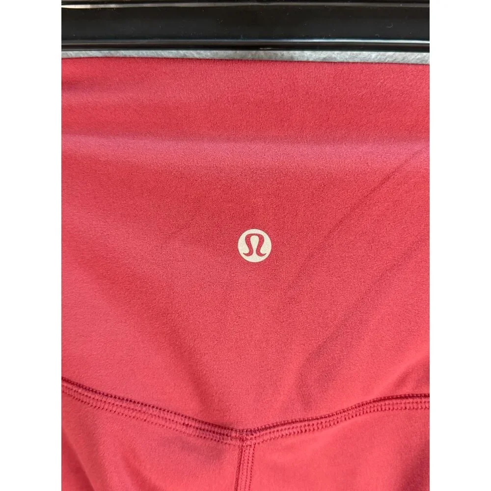 Lululemon Align High-Rise Crop 23” Red Merlot Leggings Women’s Size 10